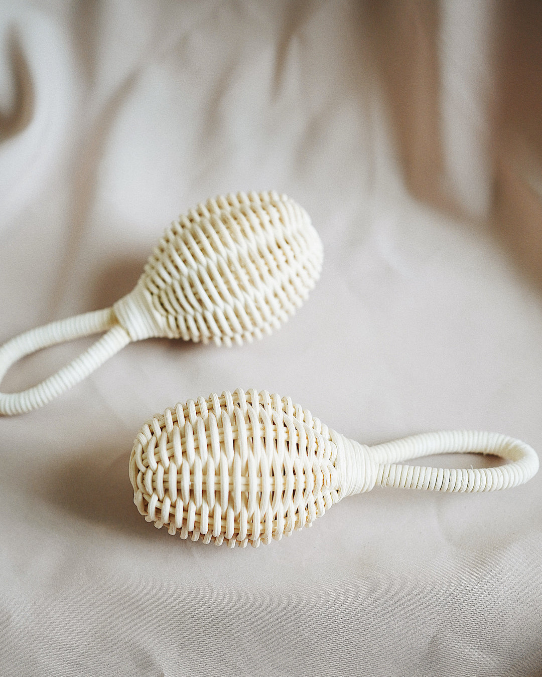 Rattan Baby Rattle | Olive & Iris