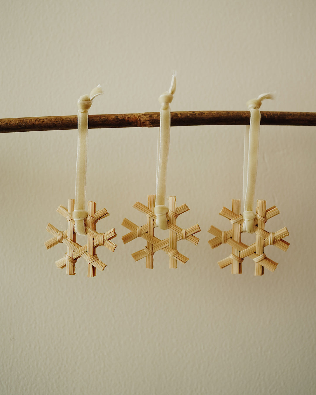 Snowflake Bamboo Christmas Ornament | Olive & Iris