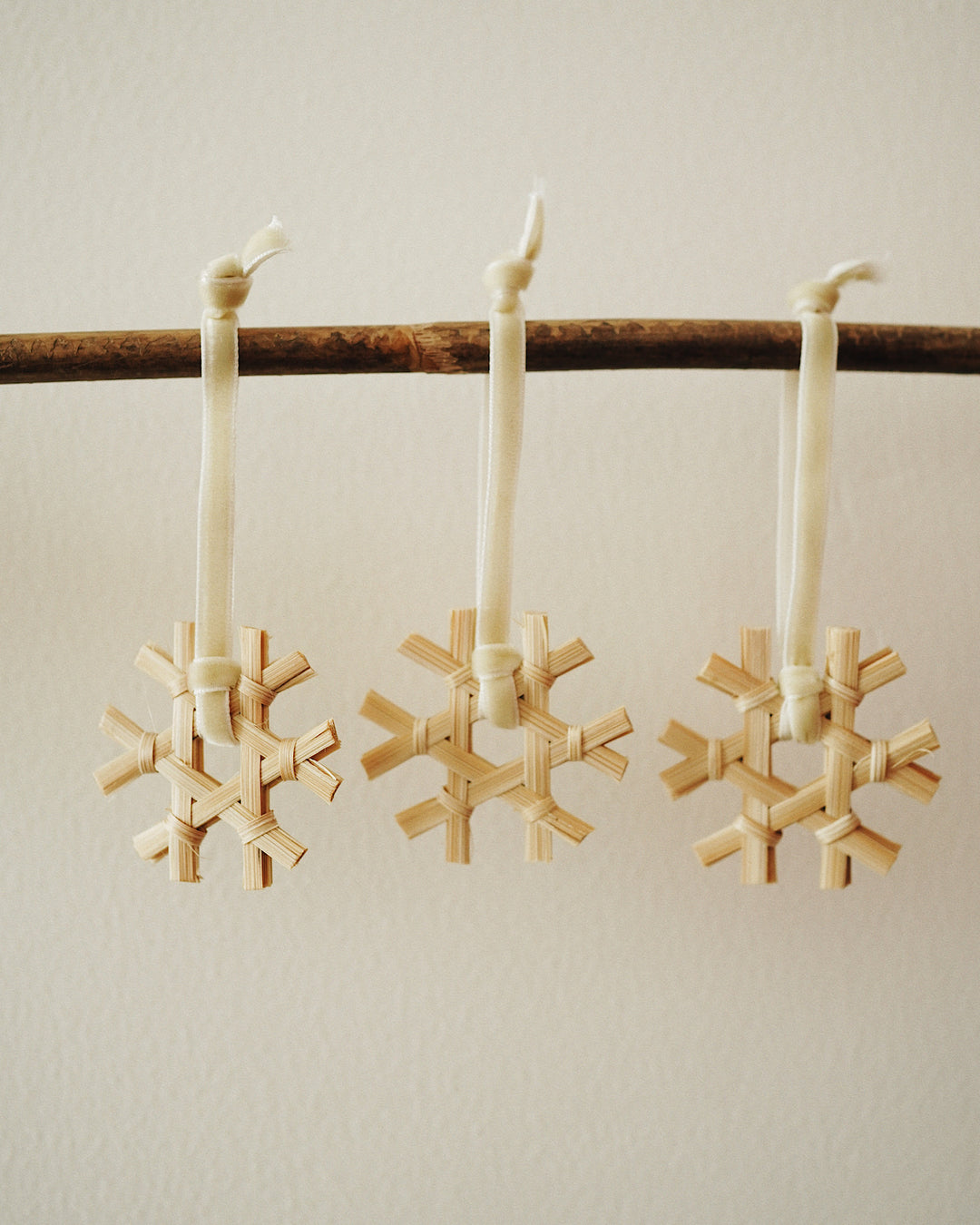 Snowflake Bamboo Christmas Ornament | Olive & Iris