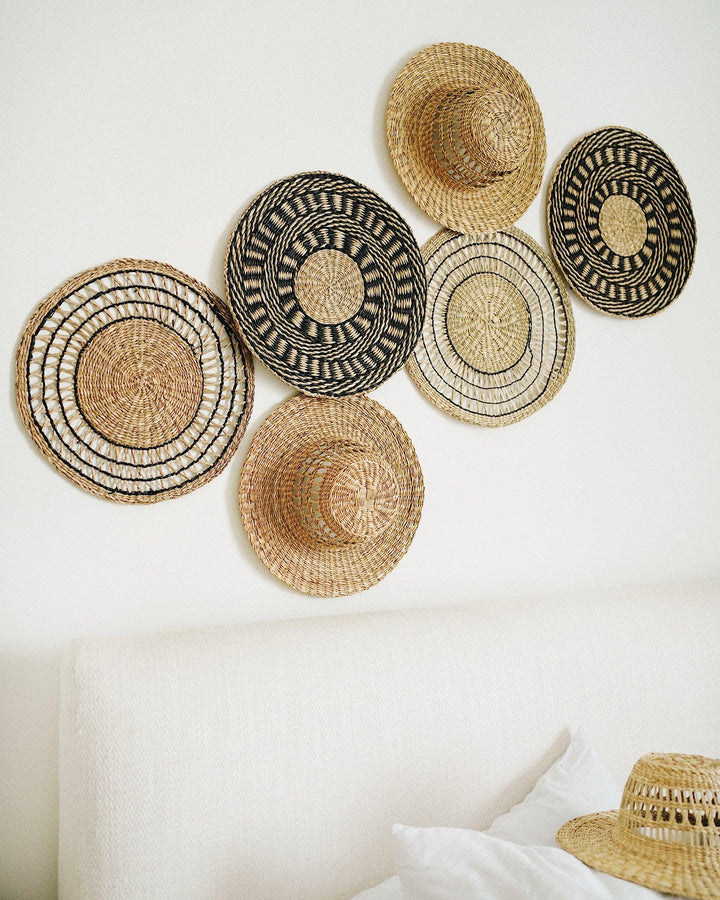 Yana Basket Wall Hanging Set of 6 | Olive & Iris