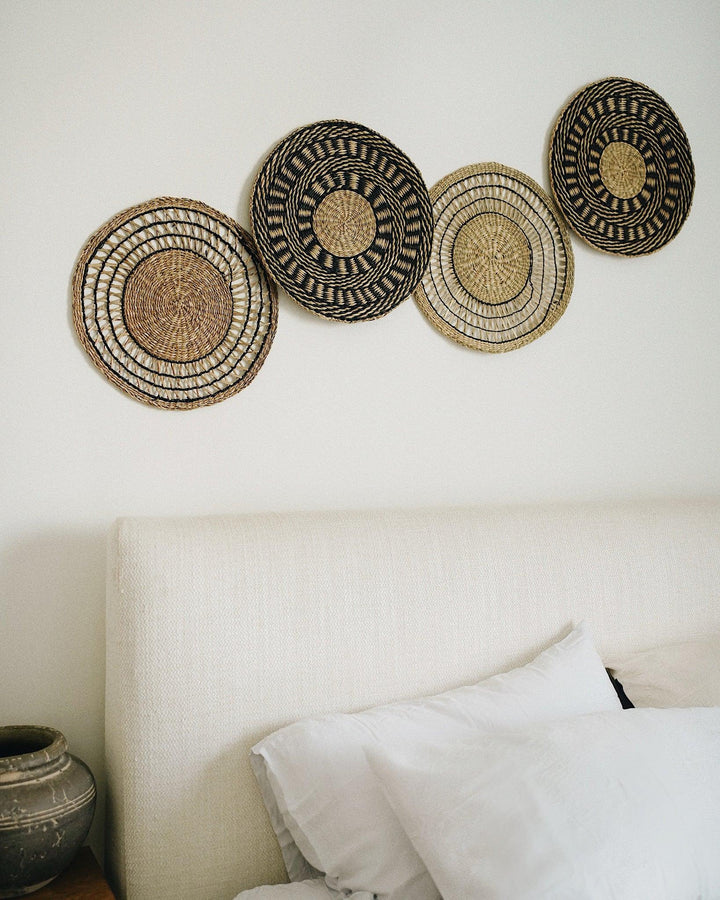 Yani Basket Wall Hanging Set of 4 | Olive & Iris