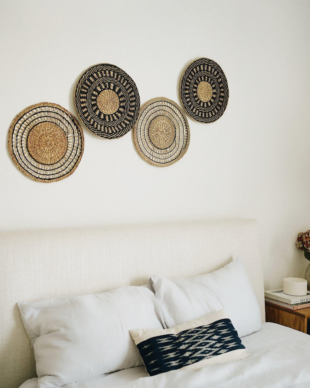 Yani Basket Wall Hanging Set of 4 | Olive & Iris