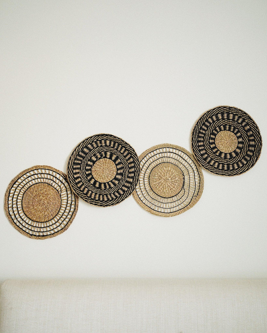 Yani Basket Wall Hanging Set of 4 | Olive & Iris