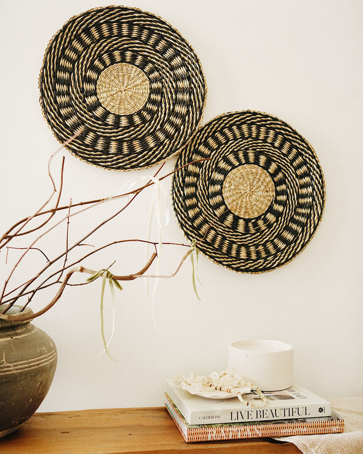 Yari Basket Wall Hanging Set of 2 wall